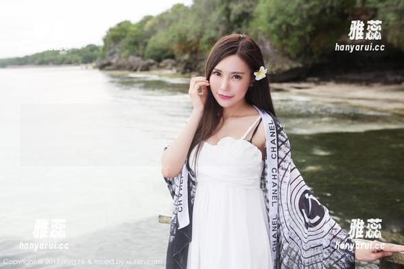 美媛馆 - K8傲娇萌萌Vivian在线打卡，黑白原图让人又想梦游，又想回家！